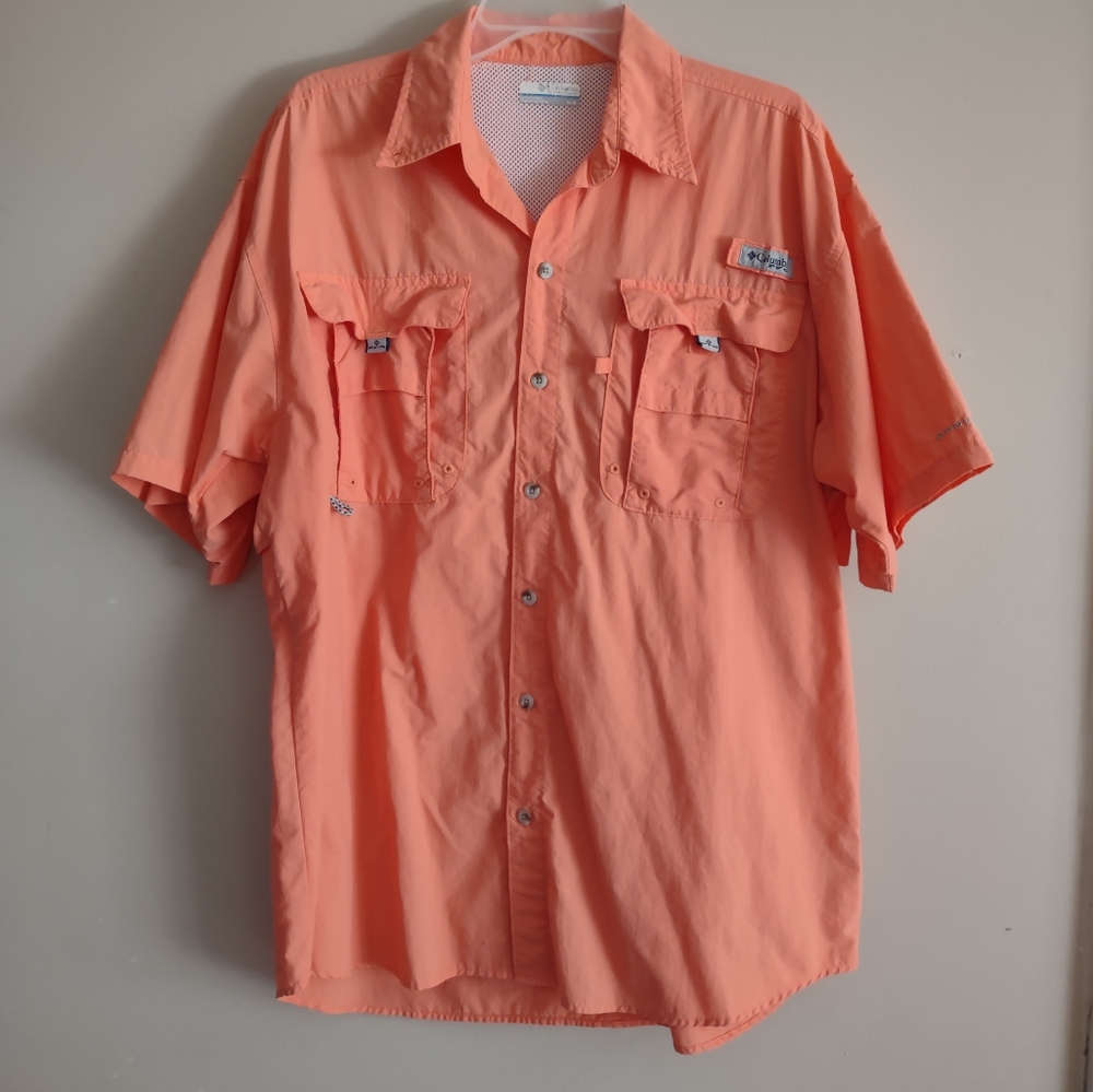 columbia • vented short sleeve fishing shirt - Picture 2 of 8